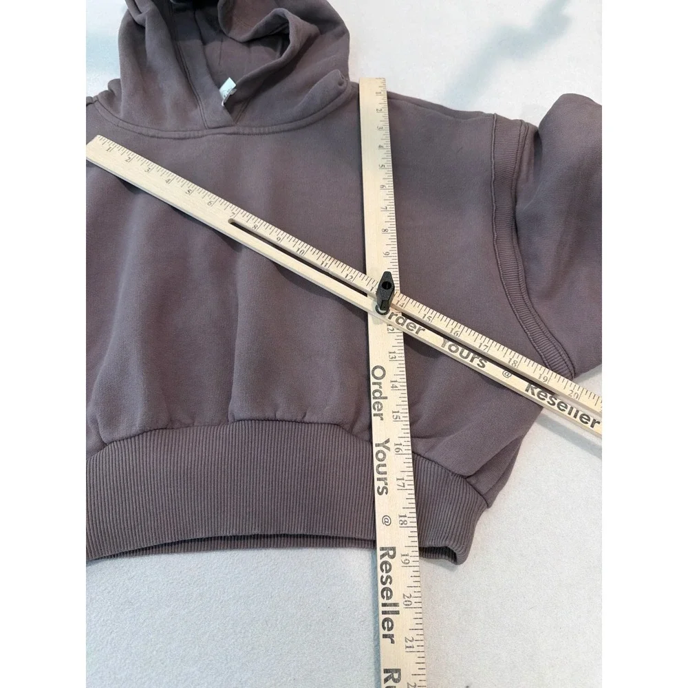 Free People Movement Snow Flow Hoodie Logo Geo Stripe Driftwood Combo XS NWT